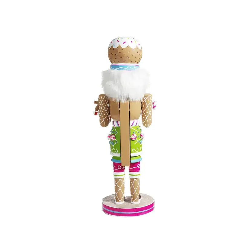 16"Wooden Gingerbread Nutcracker
