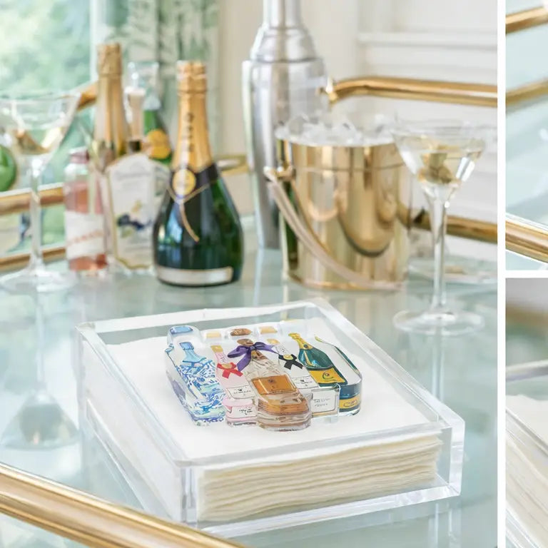 Acrylic Napkin Weight, Celebrate