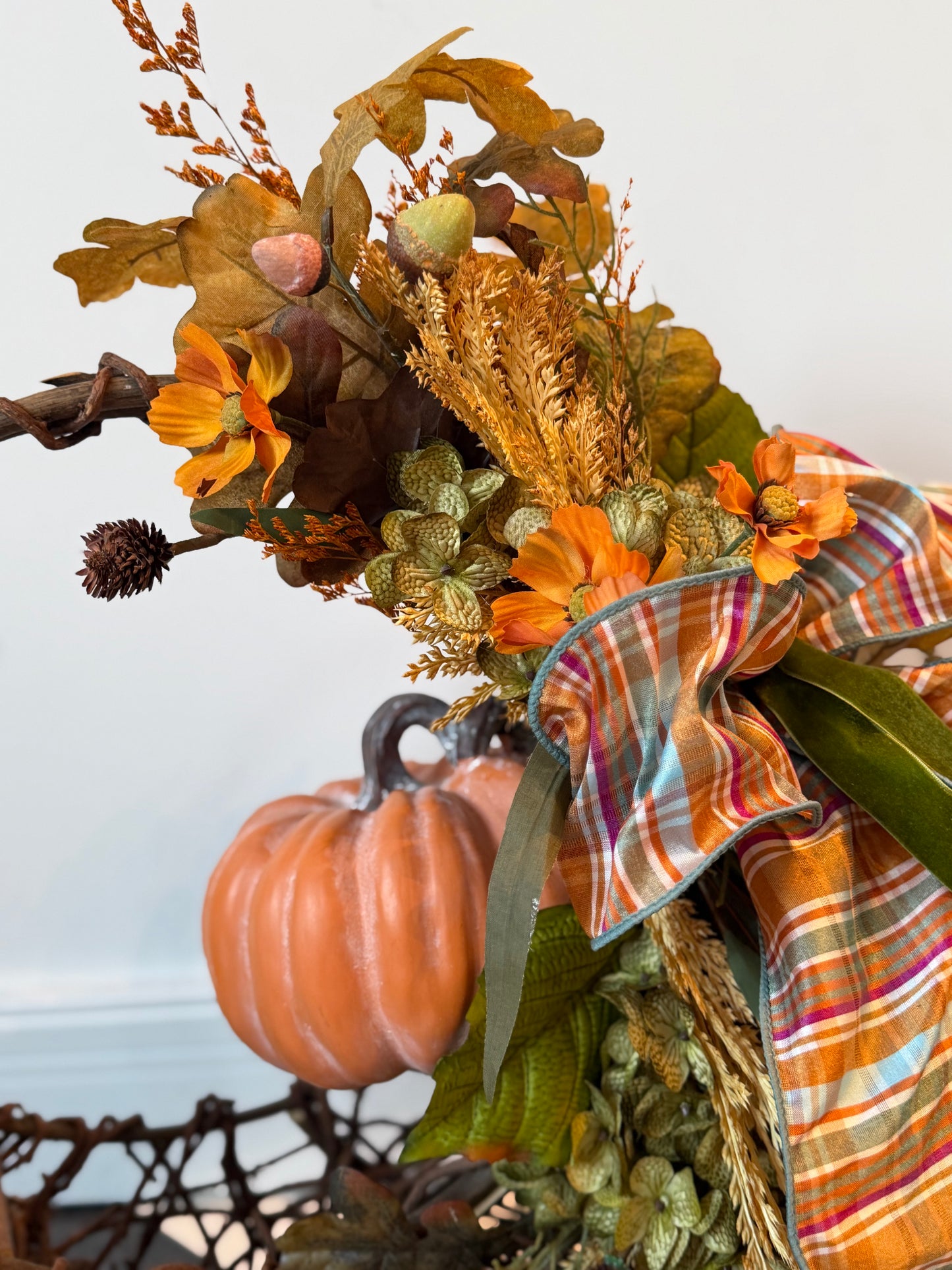 Grapevine Basket Wreath