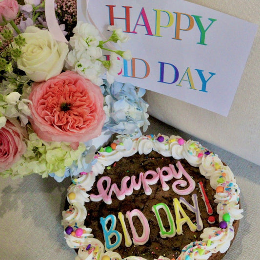 Bid Day Celebration Cookie Cake