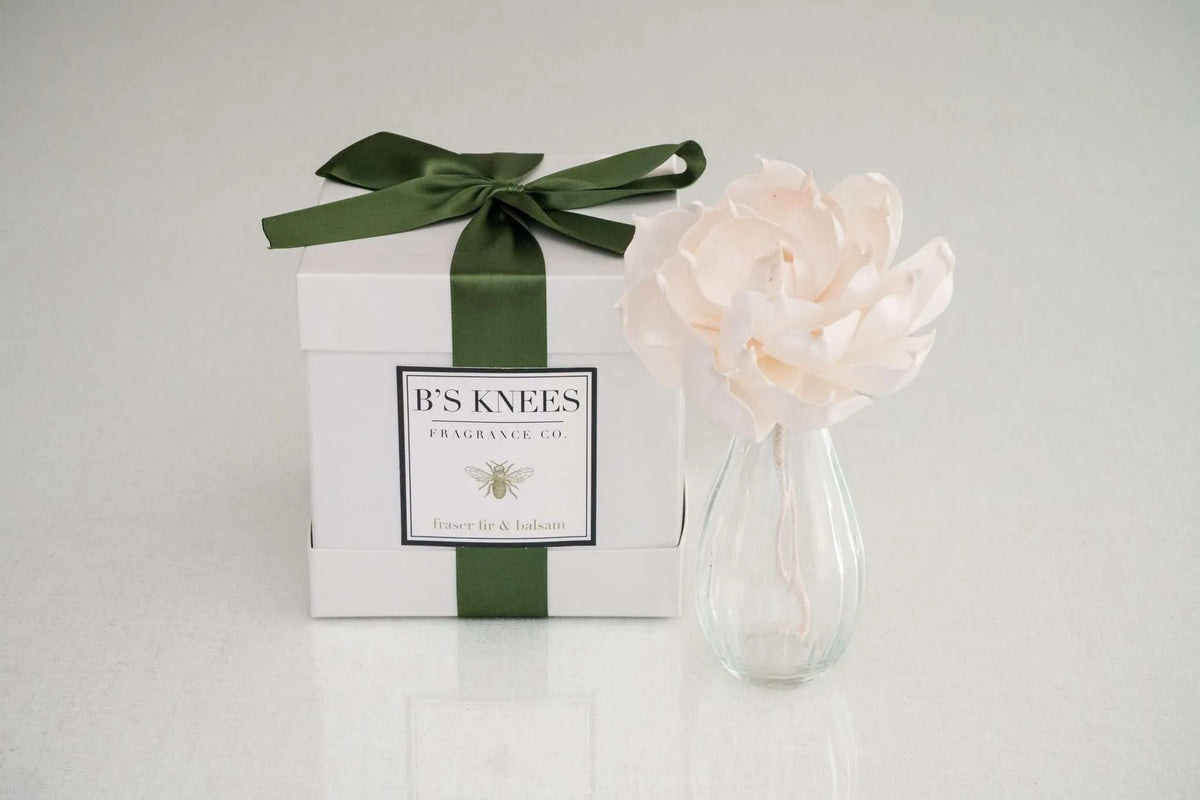 Large Blossom Diffuser - Fraser Fir and Balsam - Clear