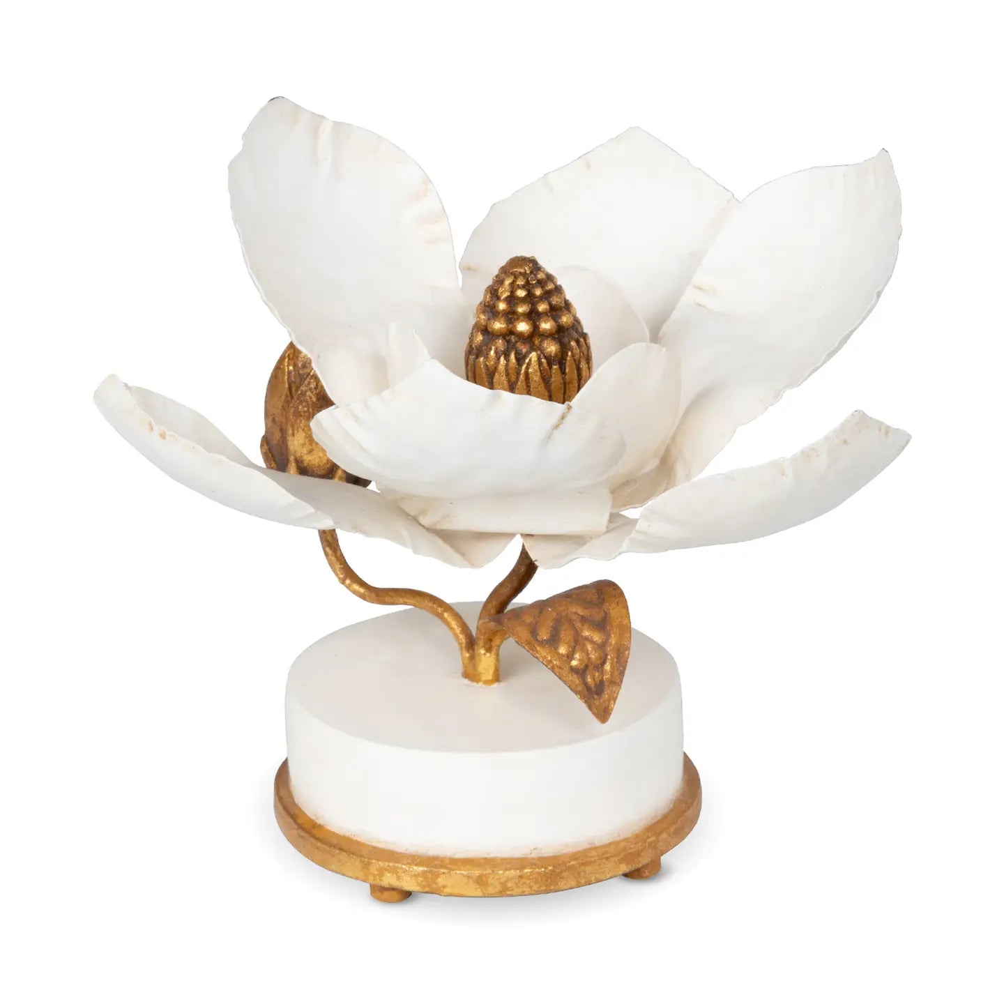 Hand Sculpted Magnolia Candle