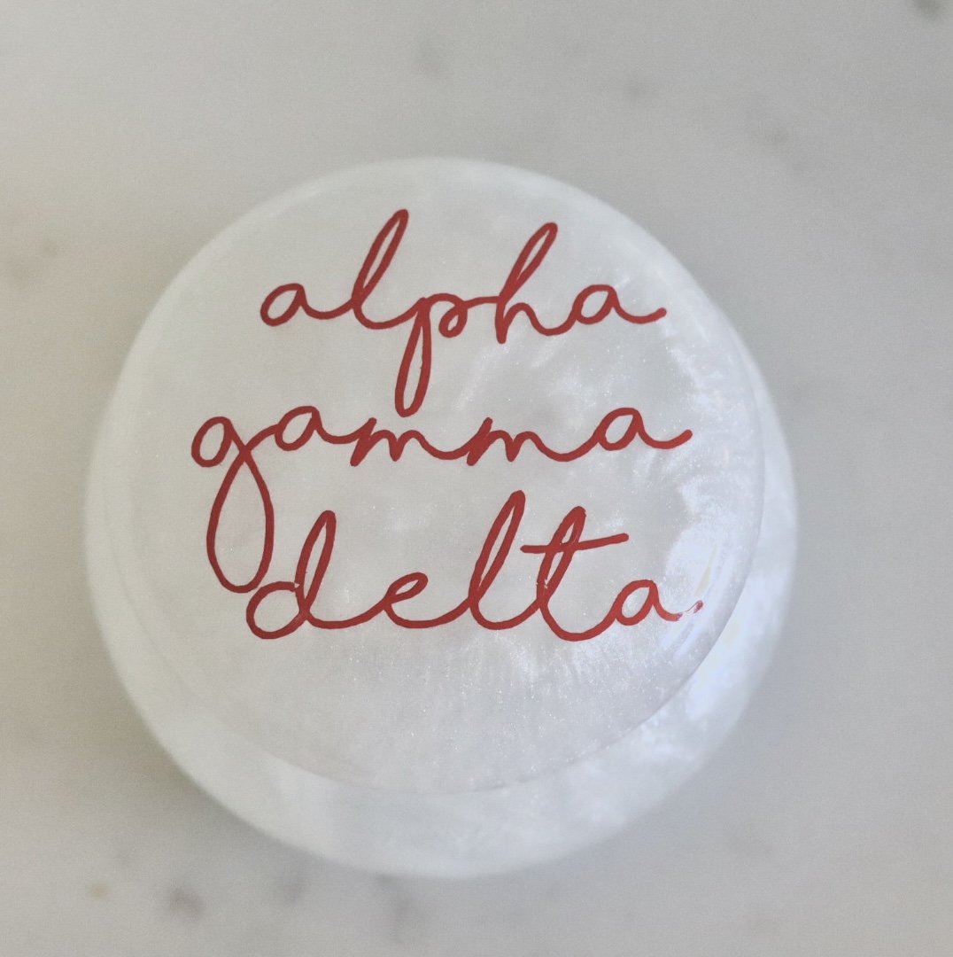 Sorority Script Pin Boxes