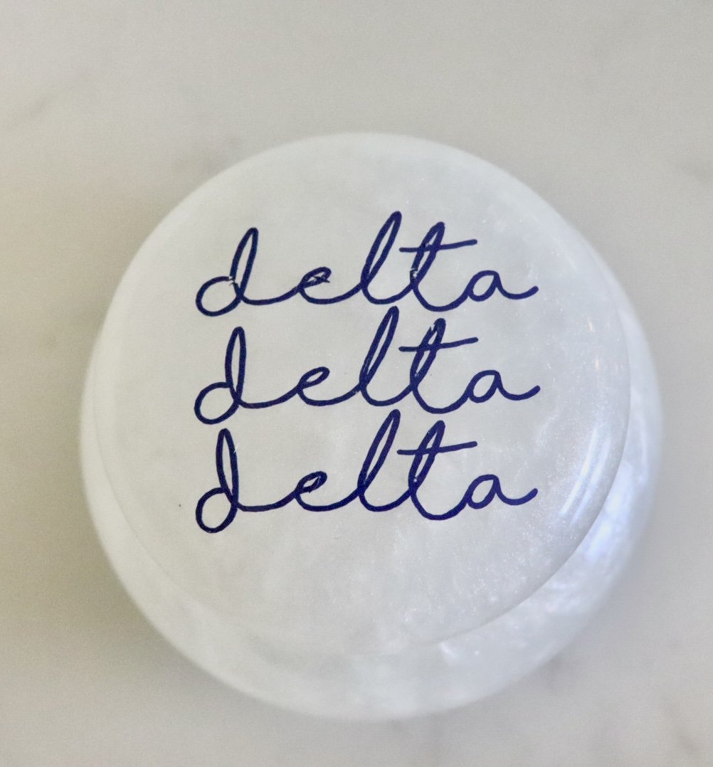 Sorority Script Pin Boxes