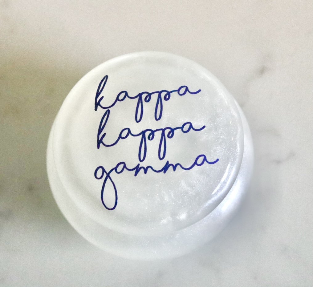 Sorority Script Pin Boxes