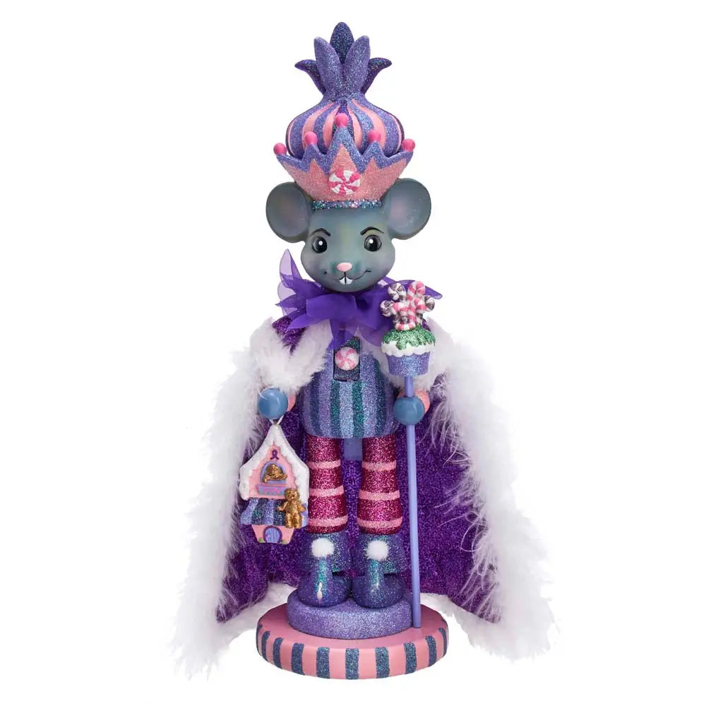 15" Sugar Plum Mouse King Nutcracker