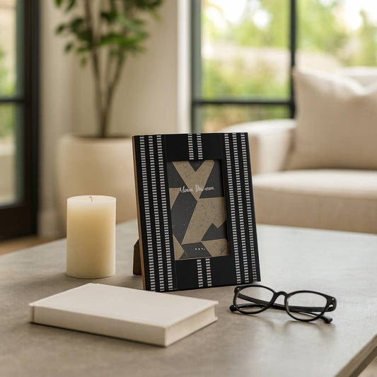 Ridged Stripes Picture Frame, 4x6 in.
