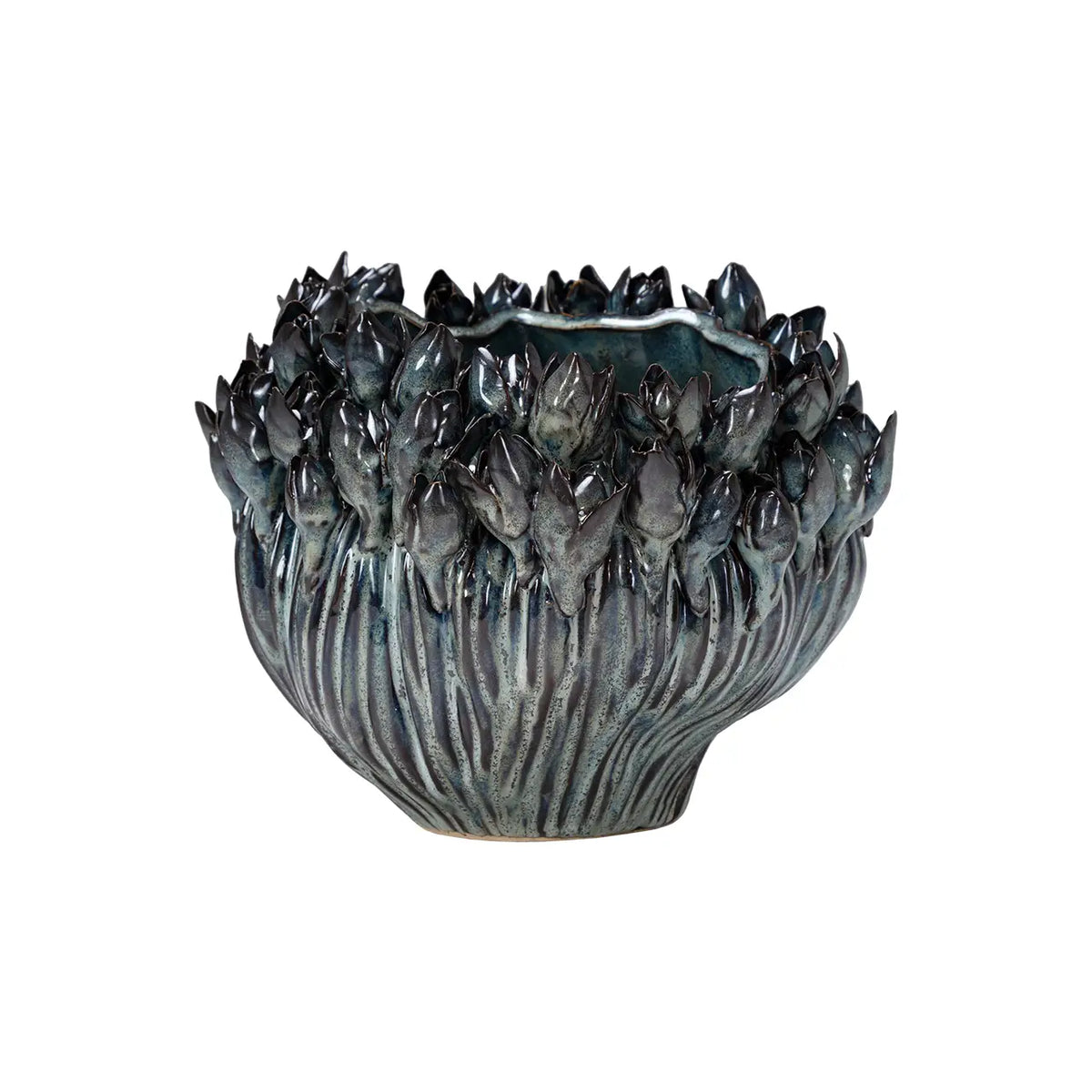 Arlen Azure Short Vase