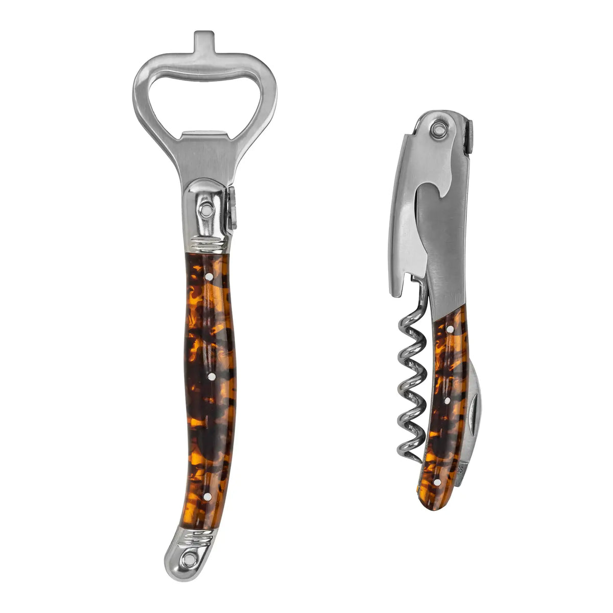 French Home Laguiole Tortoise Shell Barware Set
