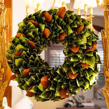 23" Granny Smith & Copper Lacquer Wreath