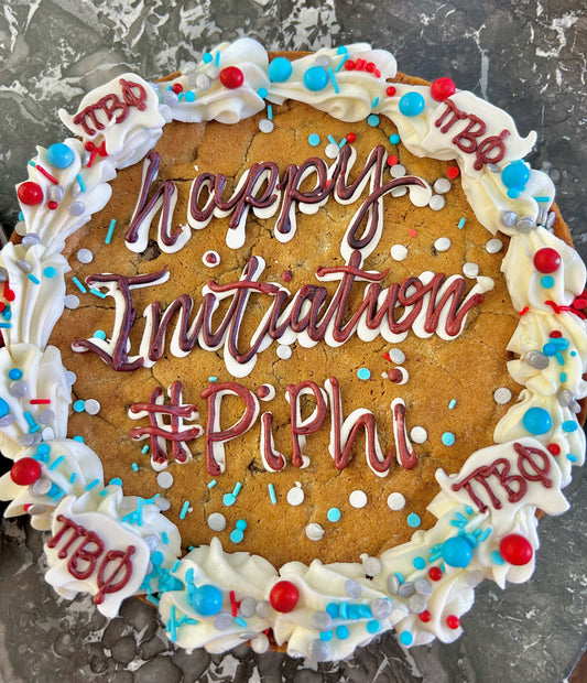 Sorority Initiation Celebration Cookie Cake