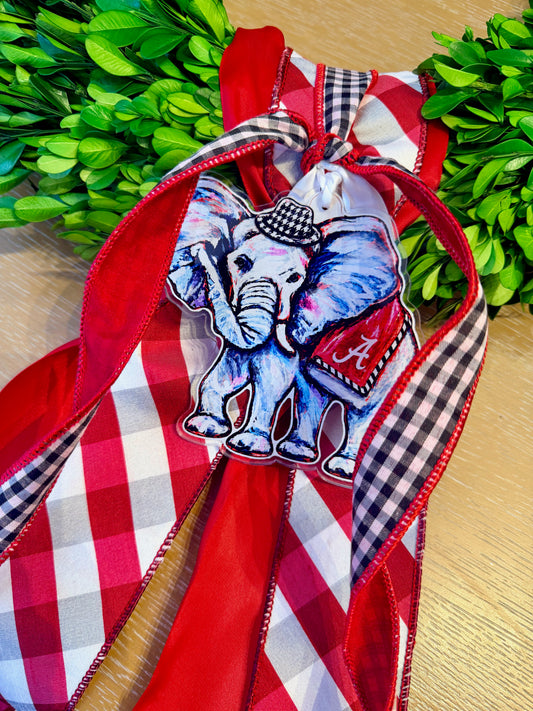 Alabama Wreath Charm and Ornament