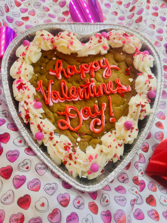 Heart Shape Valentine's  Cookie Cake-Glow Favorite