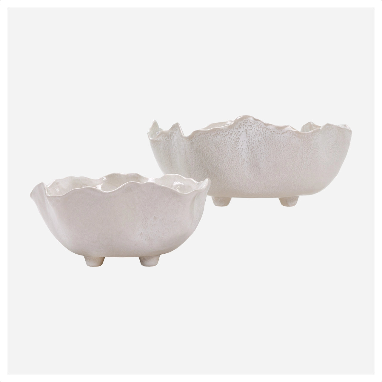 Maggie White Ceramic Bowl
