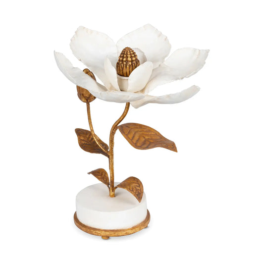 Hand Sculpted Magnolia Candle