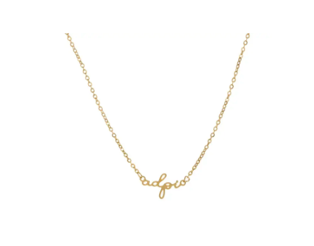 Sorority Script Necklace