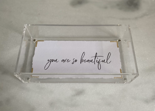 You Are So Beautiful Vanity Tray