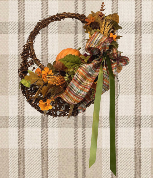 Grapevine Basket Wreath