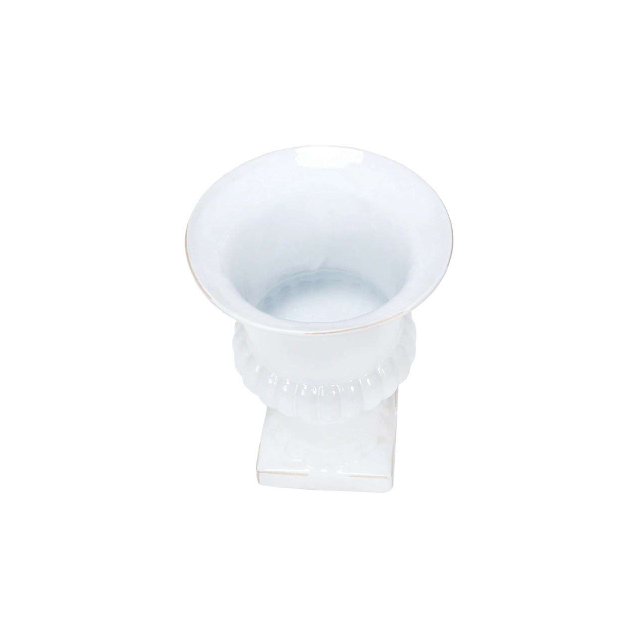 Timeless White Ceramic Urn