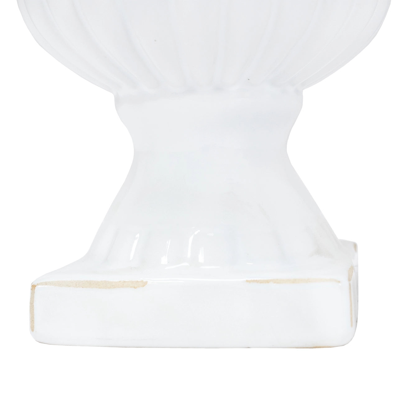 Timeless White Ceramic Urn
