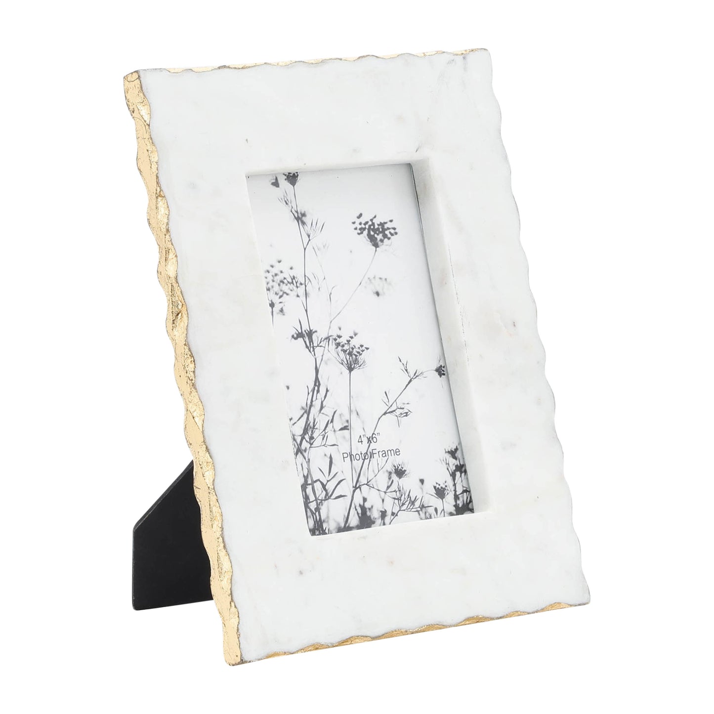 White Marble Picture Frame, 4x6 in.