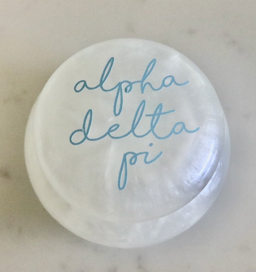 Sorority Monogrammed Pin Boxes