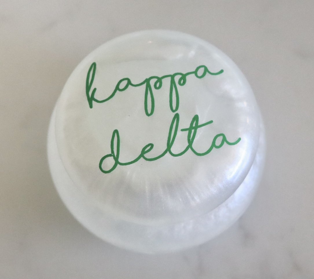 Sorority Monogrammed Pin Boxes