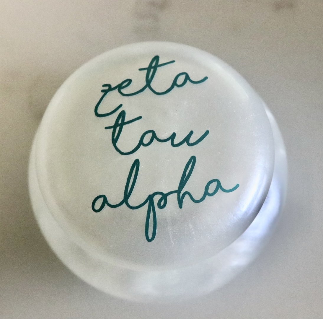 Sorority Monogrammed Pin Boxes